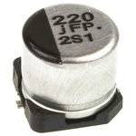 Panasonic 220μF Aluminium Electrolytic Capacitor 6.3V dc, Surface Mount - EEEFP0J221AP