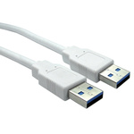 RS PRO Male USB A to Male USB A USB Cable, 0.8m, USB 3.0