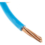 RS PRO Single Core Cable HO7Z-R Conduit & Trunking Cable, 25 mm² CSA , 450 V dc, 750 V ac, Blue LSZH 50m