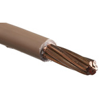RS PRO Single Core Cable HO7Z-R Conduit & Trunking Cable, 35 mm² CSA , 450 V dc, 750 V ac, Brown LSZH 50m