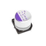 Panasonic 680μF Conductive Polymer Aluminium Solid Capacitor 2.5V dc, Surface Mount - 2R5SVT680MX
