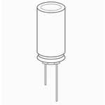 EPCOS 6.8μF Aluminium Electrolytic Capacitor 450V dc, Radial, Through Hole - B43890A5685M000