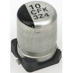 Panasonic 1000μF Aluminium Electrolytic Capacitor 10V dc, Surface Mount - EEEFK1A102GP