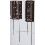 Nippon Chemi-Con 3.3μF Electrolytic Capacitor 50V dc, Through Hole - EKY-500ELL3R3ME11D