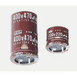 Nippon Chemi-Con 220μF Electrolytic Capacitor 400V dc, Through Hole - EKMM401VSN221MR30S