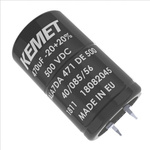 KEMET 390μF Electrolytic Capacitor 450V dc, Through Hole - ALA7DA391DC450