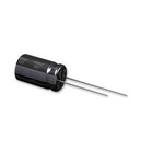 Panasonic 100μF Aluminium Electrolytic Capacitor 10V dc, Radial, Through Hole - EEUFR1A101