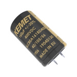 KEMET 330μF Aluminium Electrolytic Capacitor 500V dc, Snap-In - ALC80A331DF500