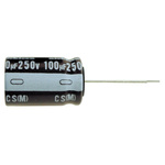 Nichicon 22μF Aluminium Electrolytic Capacitor 400V dc, Radial, Through Hole - UCS2G220MHD1TO