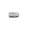 Nichicon 220μF Aluminium Electrolytic Capacitor 25V dc, Radial, Through Hole - UPM1E221MPD6