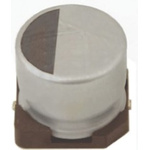 Nichicon 10μF Aluminium Electrolytic Capacitor 25V dc, Surface Mount - UZG1E100MCL1GB