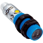 Sick Background Suppression Photoelectric Sensor, Barrel Sensor, 10 mm → 350 mm Detection Range