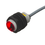 Carlo Gavazzi Through Beam Photoelectric Sensor, Barrel Sensor, 20000 mm Detection Range