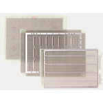 ICB-98SEG, Double Sided Matrix Board FR4 with 1mm Holes 2.54 x 2.54mm Pitch, 232 x 137 x 1.6mm