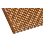 01-3936, Matrix Board FR2 with 58 x 42 1.3mm Holes, 2.54 x 2.54mm Pitch, 148.08 x 114.3 x 1.6mm