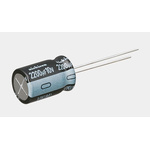 Nichicon 2200μF Aluminium Electrolytic Capacitor 50V dc, Radial, Through Hole - UVK1H222MHD