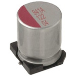 Nichicon 220μF Polymer Aluminium Solid Electrolytic Capacitor 16V dc, Surface Mount - RPS1C221MCN1GS
