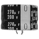 Nichicon 220μF Aluminium Electrolytic Capacitor 200V dc, Snap-In - LGJ2D221MELZ20