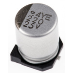 CHEMI-CON 220μF Aluminium Electrolytic Capacitor 25V dc, Surface Mount - EMVE250ADA221MHA0G