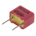 WIMA FKP2 Polypropylene Film Capacitor, 40 V ac, 63 V dc, ±5%, 4.7nF, Through Hole