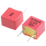 WIMA FKP2 Polypropylene Film Capacitor, 40 V ac, 63 V dc, ±5%, 10nF, Through Hole