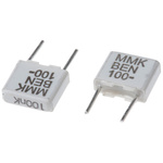 KEMET MMK Polyester Film Capacitor, 63 V ac, 100 V dc, ±10%, 100nF, Through Hole