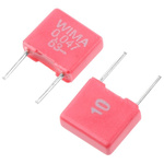 WIMA MKS2 Polyester Film Capacitor, 40 V ac, 63 V dc, ±10%, 47nF, Through Hole