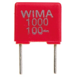 WIMA FKS2 Polyester Film Capacitor, 63 V ac, 100 V dc, ±20%, 1nF, Through Hole