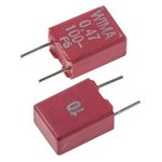 WIMA MKS2 Polyester Film Capacitor, 63 V ac, 100 V dc, ±10%, 470nF, Through Hole