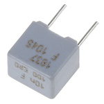 Vishay 10nF Polypropylene Capacitor PP 63 V ac, 100 V dc ±1% Tolerance Through Hole MKP 1837 Series