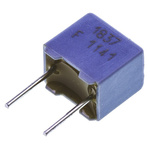 Vishay 22nF Polypropylene Capacitor PP 63 V ac, 100 V dc ±1% Tolerance Through Hole MKP 1837 Series