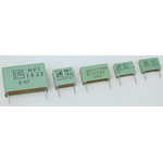 Vishay MKT 1822 Polyester Film Capacitor, 63 V ac, 100 V dc, ±10%, 2.2μF, Through Hole