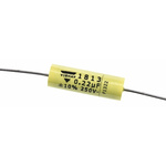 Vishay MKT 1813 Metallised Polyester Film Capacitor, 160 V ac, 250 V dc, ±10%, 220nF, Through Hole