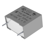 KEMET R46 Polypropylene Film Capacitor, 310V ac, ±10%, 1μF, Through Hole