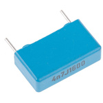 KEMET PHE450 Metallised Polypropylene Film Capacitor, 1.6 kV dc, 650 V ac, ±5%, 4.7nF, Through Hole