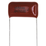 Nichicon XK Polyester Film Capacitor, 250 V ac, 630 V dc, ±10%, 470nF, Through Hole