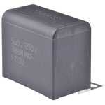 Vishay MKP386M Polypropylene Film Capacitor, 1.25kV dc, ±5%, 5μF