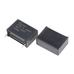 Vishay MKT 1822 Polyester Film Capacitor, 200 V ac, 400 V dc, ±10%, 470nF, Through Hole