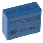 EPCOS B32923C Polypropylene Film Capacitor, 305V ac, ±10%, 1μF, Through Hole