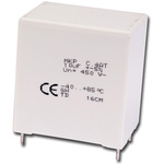 KEMET C4AT Polypropylene Film Capacitor, 250 V ac, 400 V dc, ±5%, 2μF, Through Hole