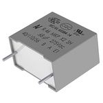 KEMET R46 Polypropylene Film Capacitor, 275V ac, ±20%, 100nF, Through Hole