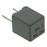 Vishay 33nF Polypropylene Capacitor PP 63 V ac, 100 V dc ±1% Tolerance Through Hole MKP 1837 Series