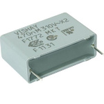 Vishay F1772 Polyester Film Capacitor, 310V ac, ±10%, 1μF, Through Hole