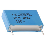 KEMET PHE450 Metallised Polypropylene Film Capacitor, 250 V ac, 400 V dc, ±5%, 220nF, Through Hole