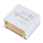 Vishay MKP1848 DC-Link Polypropylene Film Capacitor, 700V dc, ±5%, 8μF, Through Hole