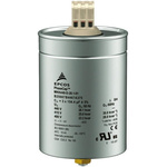 EPCOS B25667C Polypropylene Film Capacitor, 440V ac, -5 → +10%, 3 x 77μF, Stud Mount