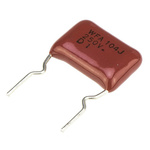 Panasonic ECWF(A) Polypropylene Film Capacitor, 250V dc, ±5%, 100nF, Through Hole