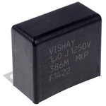 Vishay MKP386M Polypropylene Film Capacitor, 1.25kV dc, ±5%, 1μF, Screw Mount