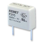 KEMET P295 Paper Capacitor, 500V ac, ±20%, 4.7nF, Through Hole