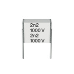 EPCOS B32560 Polyester Film Capacitor, 400V dc, ±10%, 2.2nF, Through Hole